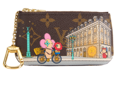 Louis Vuitton X'mas Animation Key Pouch,Canvas,Mono,CT3272 (2022),B/DB,3*